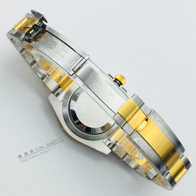 勞力士男士手錶 18K包金Rolex漸變鬼王 青銅器QTQ腕表表公社  gjs2136